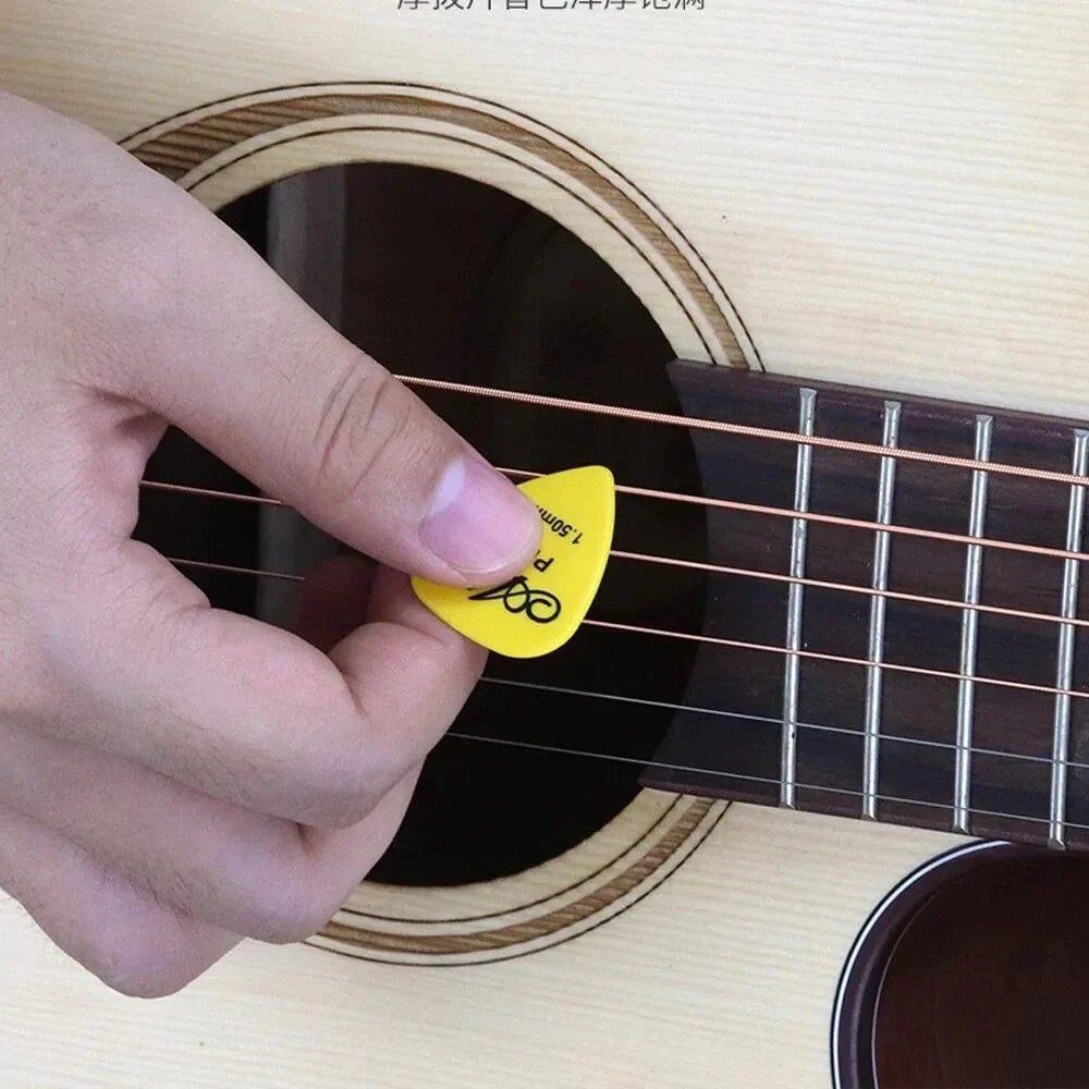 Multicolor Guitar Picks 24/50/100 Pieces Mixed ABS Premium Plastic Guitar Picks for Acoustic Electric Guitars Bass Or Ukulele Pi-Mart