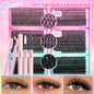 DIY Lash Extension Kit Clusters Individual Eyelashes Kit 9-16mm with Bond and Seal Wispy Natural Mange Lashes NovaCart