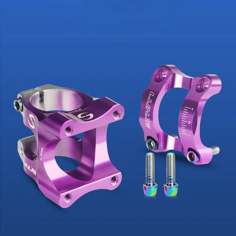 MTB Road Bike Stem CNC Mountain Bicycle Bridge Short Power 31.8mm High Strength Climbing Riser Pi-Mart