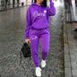 Women’s “Queen” Graphic 2-Piece Hoodie & Pants Tracksuit Set FitiqueFit