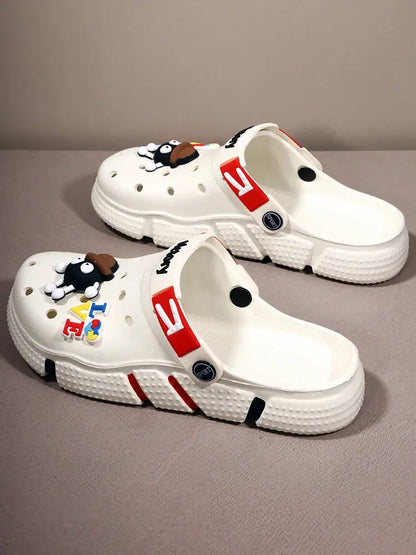 Hole Shoes Men's Summer Ligtweight EVA Trend Home Sandals Clogs Shoes Men Baotou Slippers Outdoor Comfortable Sandals Size 36-50 NovaCart