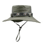 1Set bucket hat Summer Men UV Protection Hiking Beach Sunscreen Cap Bucket Hats Summer Hunting Hat Mesh Fisherman Safari Hat Pi-Mart
