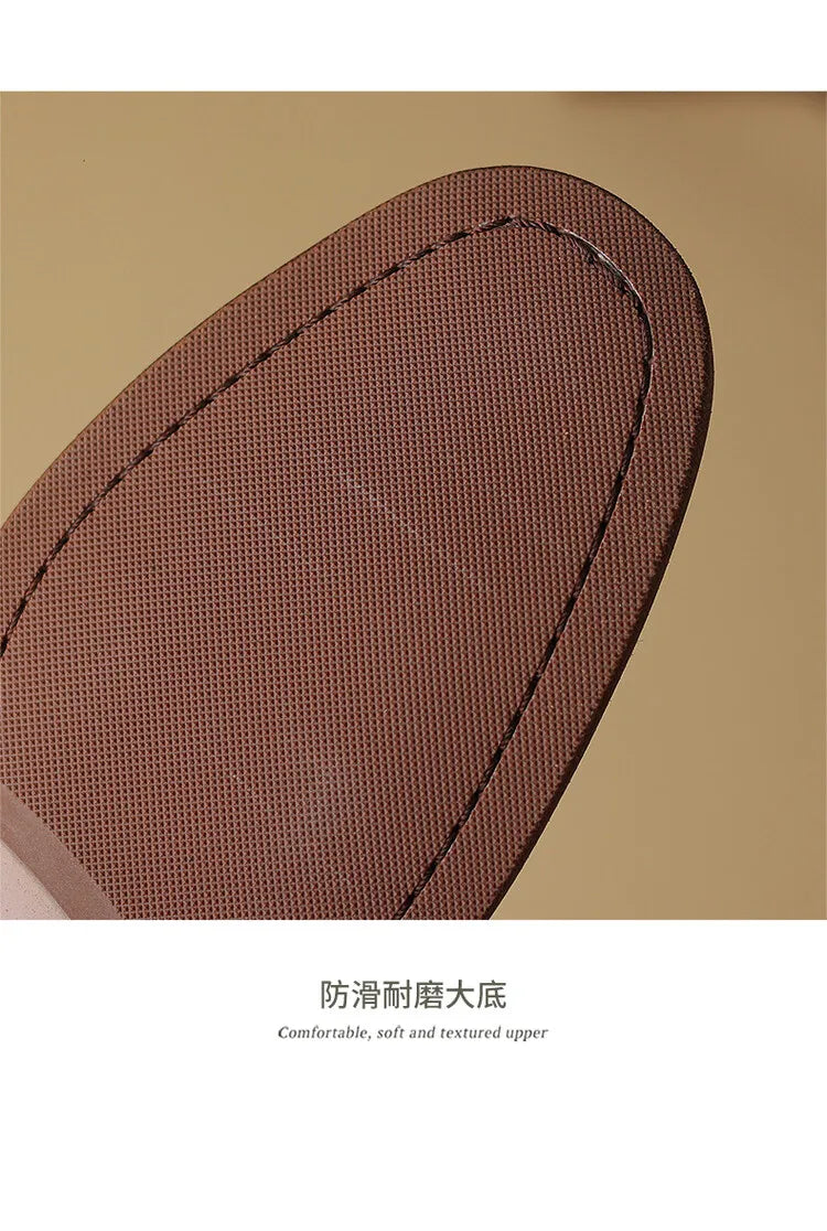 Shoes for Women 2024 Summer Brown Casual Flats Ladies Shoe Fashion Suede Loafers Soft Sole Non-Slip Feminino Zapatos Mujer NovaCart