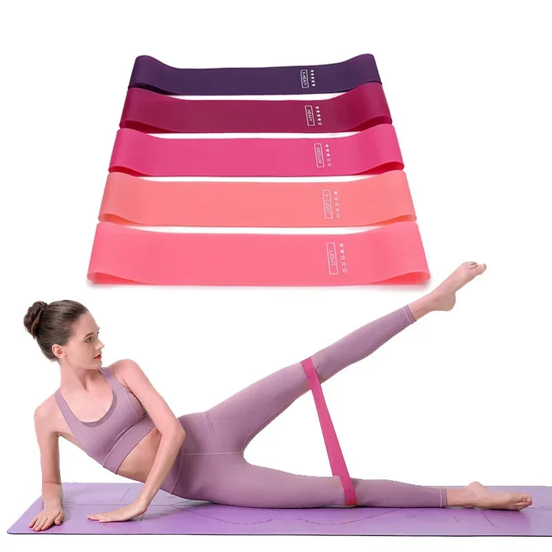 Portable Fitness Workout Equipment Rubber Resistance Bands Yoga Gym Elastic Gum Strength Pilates Crossfit Women Weight Sports Pi-Mart