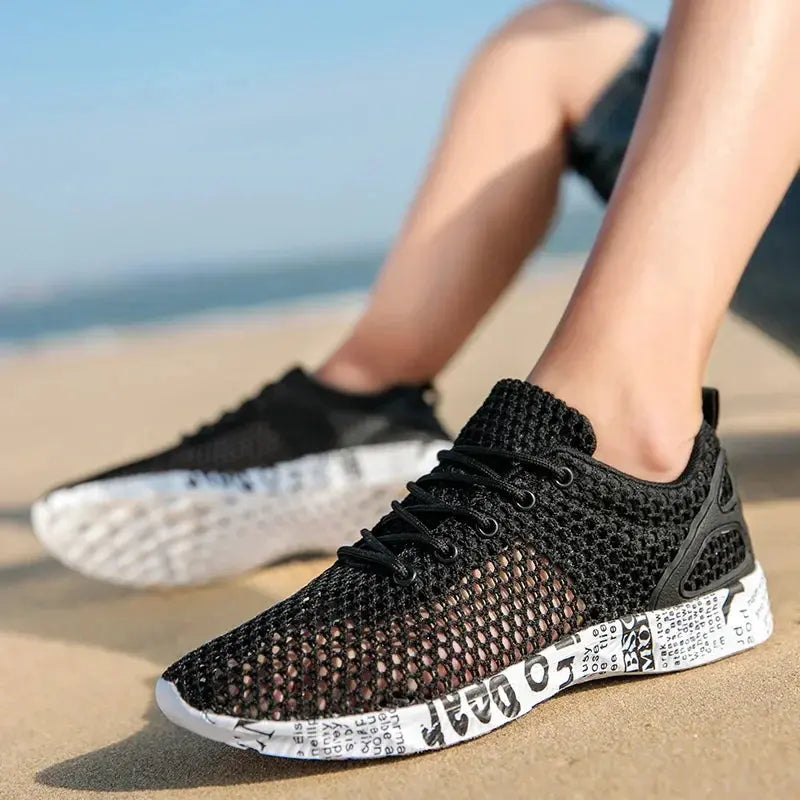 Hight Quality Summer Mens Casual Shoes Aqua Shoes Origin Air Mesh Sneakers Fashion Foam Sport Footwear Beach Shoes Water Shoes NovaCart