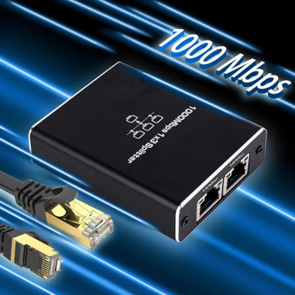 RJ45 Splitter 1 in 2/3/4 Out Network  1000Mbps RJ45 Adapter Gigabit Converter Internet Ethernet 8P8C Extender Plug Extension Pi-Mart