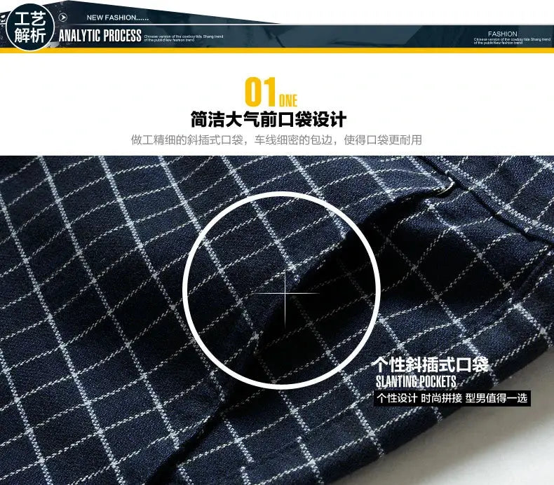Checked pants for man Black Casual Pants Men Trousers Streetwear Mens linen Pants Slim Fit Male Plaid Pant men\'s Check Pants NovaCart