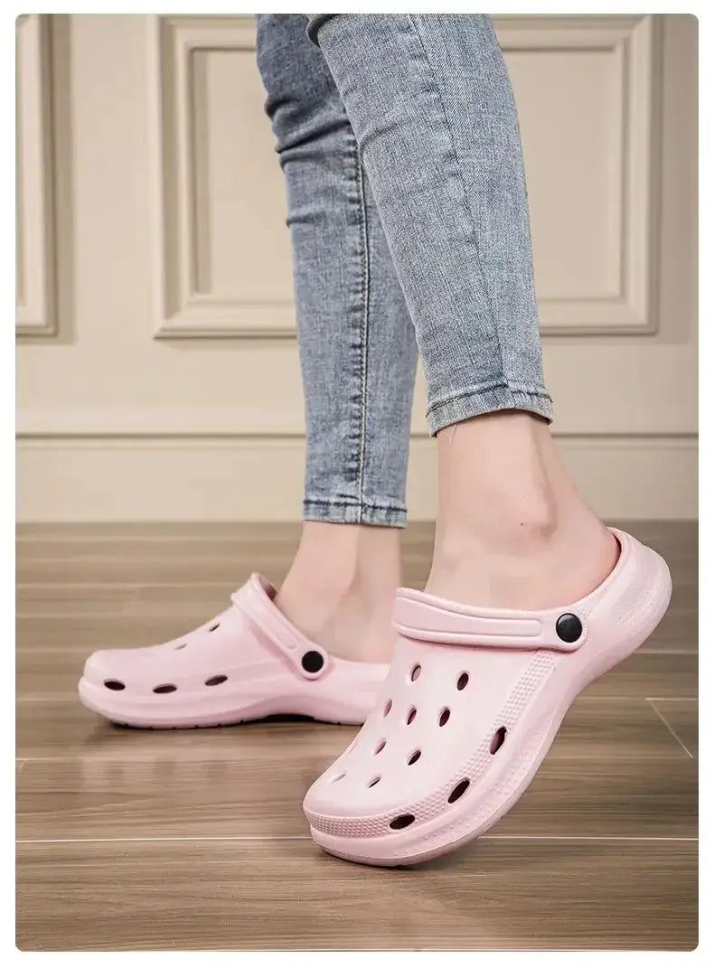 Summer Men Clogs Sandals Men's and Women's Leisure Slippers Beach Slides Home Garden Shoes Outdoor Sandals Plus Size 46 47 48 NovaCart