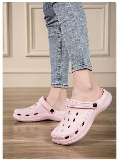 Summer Men Clogs Sandals Men's and Women's Leisure Slippers Beach Slides Home Garden Shoes Outdoor Sandals Plus Size 46 47 48 NovaCart