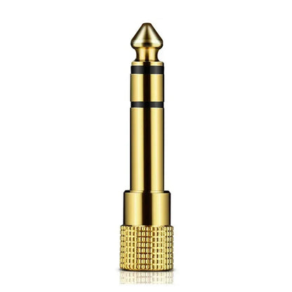 Jack 6.5 6.35mm Male Plug to 3.5mm Female Connector Gold Plating Headphone Microphone AUX Audio Plug Pi-Mart