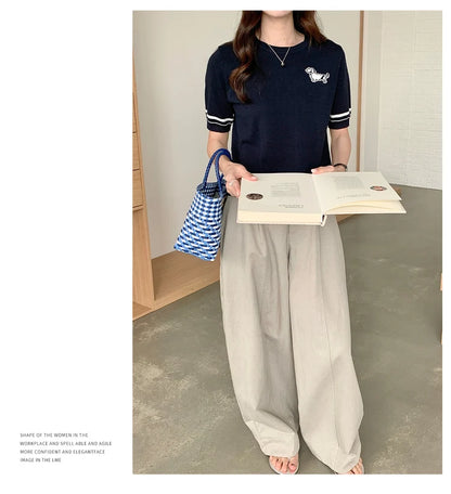 Summer Women's T-shirt 100% Cotton Short Half Sleeve O neck Clothes Solid Casual Pullover Basic Female Top NovaCart