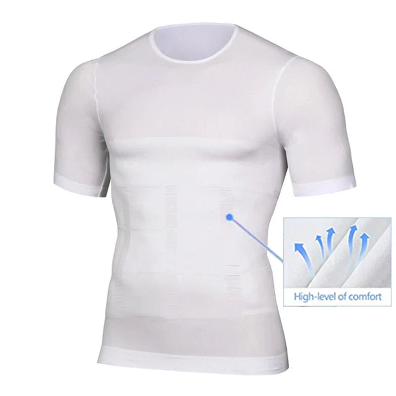 Tummy Control Girdle Men Slimming Body Shaper Compression Shirts Fitness Underwear Fat Burning Shapewear Abdominal Binder Corset NovaCart