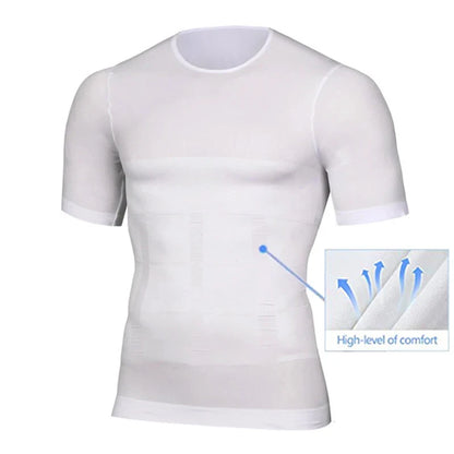Tummy Control Girdle Men Slimming Body Shaper Compression Shirts Fitness Underwear Fat Burning Shapewear Abdominal Binder Corset NovaCart