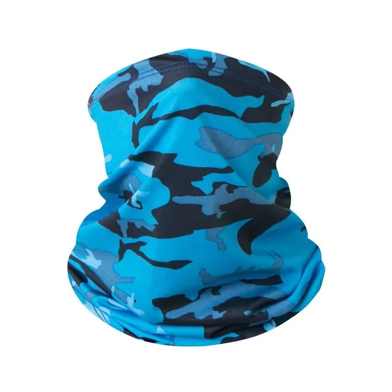 LOOGDEEL Sun Protection Bib Spring and Summer Motorcycle Neck Cover Sports Magic Bandana Riding Mask Full Face Outdoor Ice Silk Pi-Mart