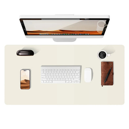 Large Mouse Pad,Office Desk Mat, Leather Desk Pad Protector, Non-Slip PU Leather Desk Blotter, Laptop Desk Pad Pi-Mart