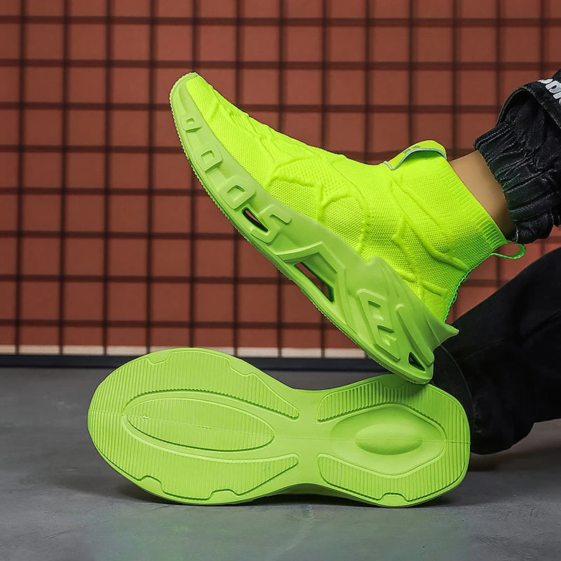 Men's Outdoor Sports Shoes - High-Top Sports Shoes Are Novel and Fashionable, Non-Slip and Durable, Suitable for All Seasons, NovaCart