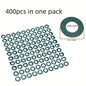 400 Pieces of Self-Adhesive Solid/Hollow 18650 Battery Insulation Pads, 18650 Battery Insulation Rings, 18650 High-Density Paper, Insulation Pad Circles, Single-Sided Adhesive Batteries Pi-Mart
