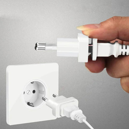 1pcs 4.8/4.0mm Power Plug Adapter US To EU Europe Plug Power Converter Travel Charge Adapter US to EU Adapter Electrical Socket Pi-Mart