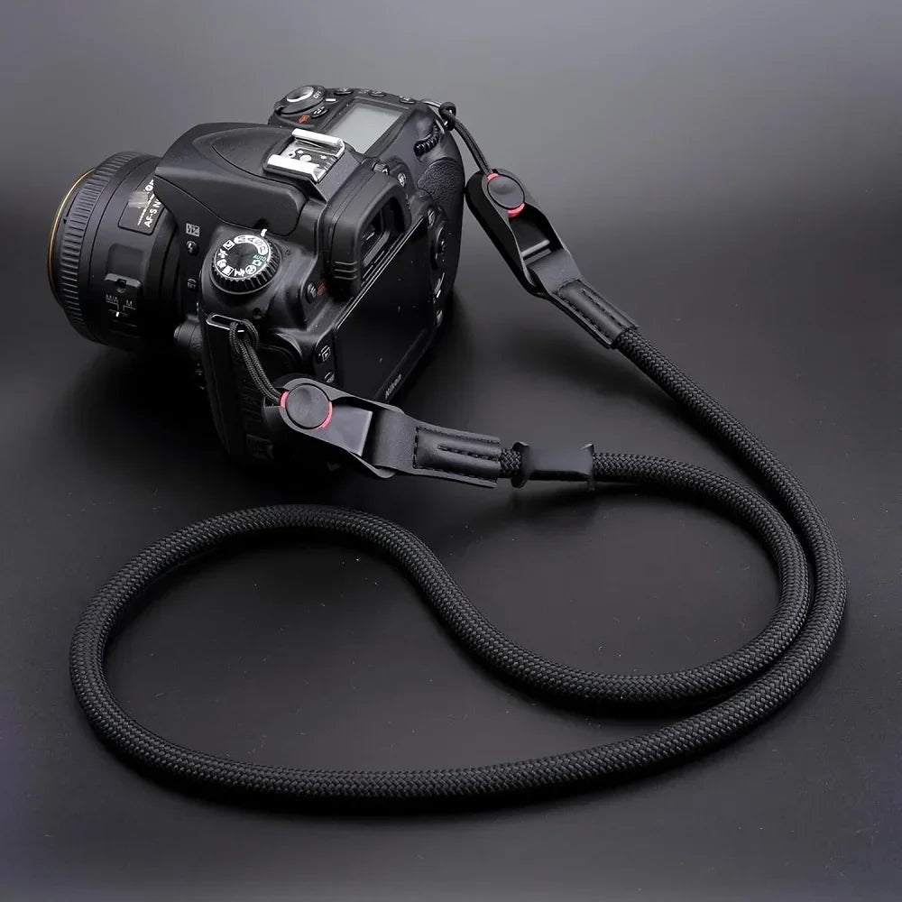 Adjustable Quick-ReleaseCamera Strap Durable Polyamide Climbing Rope for DSLR Mirrorless Cameras For Nikon Canon Sony Fuji Pi-Mart