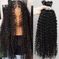 Human Hair Bulk For Braiding 2 Bundles Deep Wave Human Hair Extensions Human Braiding Hair For Boho Braids Water Wave Curly Hair NovaCart