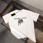 LZJSHOP2025gicechy Loose Summer Casual Light Luxury Short Sleeve Top New Round Neck Printed Same Style Letter Unisex T-Shirt NovaCart