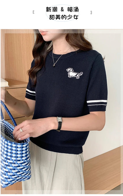 Summer Women's T-shirt 100% Cotton Short Half Sleeve O neck Clothes Solid Casual Pullover Basic Female Top NovaCart