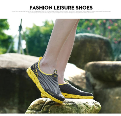 Fashion Casual Shoes Lightweight Summer Breathable Men Shoes Outdoor Comfortable Women Footwear Male Ladies Walking Shoes 36-45 NovaCart