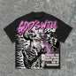 The 2025 3d Tshirt God's Will Skull Retro Pattern T-shirt Printed Graphic Men And Women Y2K Oversized T-shirt Street Wear NovaCart