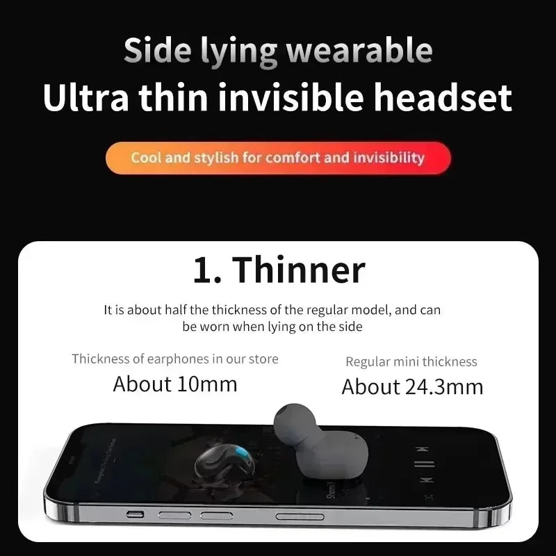 TWS Earphones Wireless Earphones Headphones Noise Reduction Sport Game Sleep Bluetooth Earbuds for all smartphones NovaCart