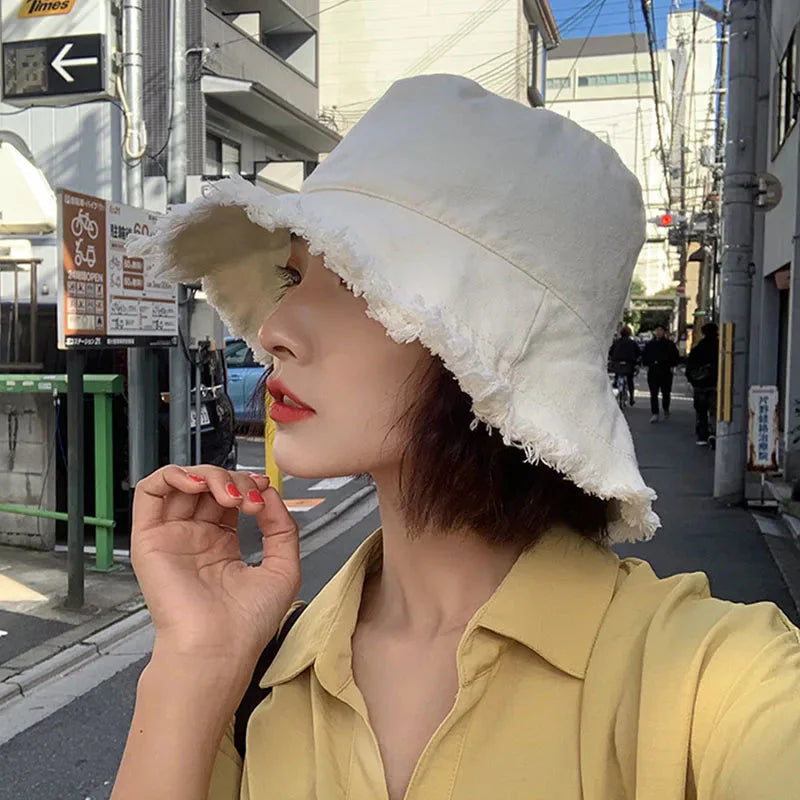 Unisex Tassel Cotton Bucket Hat FitiqueFit
