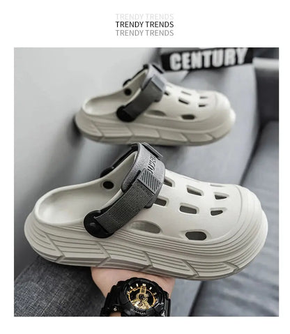 Men's Sandals Casual EVA Clogs for Men Summer Comfortable Garden Shoes Non-slip Wear-resistant Beach Slippers for Men 2025 New NovaCart
