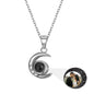 Personality Moon Necklace With Customizable Photo Romantic Gift