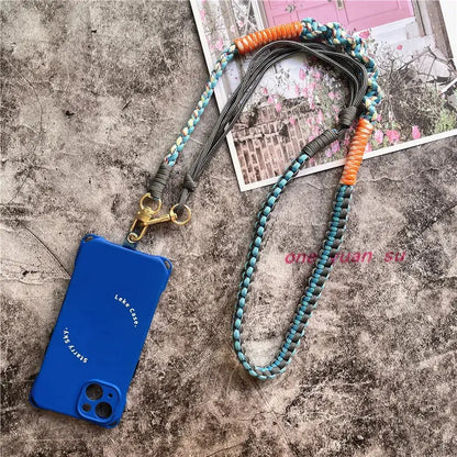 Lanyard Strap for Phone Charm Handmade Bag Body Kit Contrasting Colors Rope Hang Mobile Phone Strap Crossbody Accessories Chain NovaCart