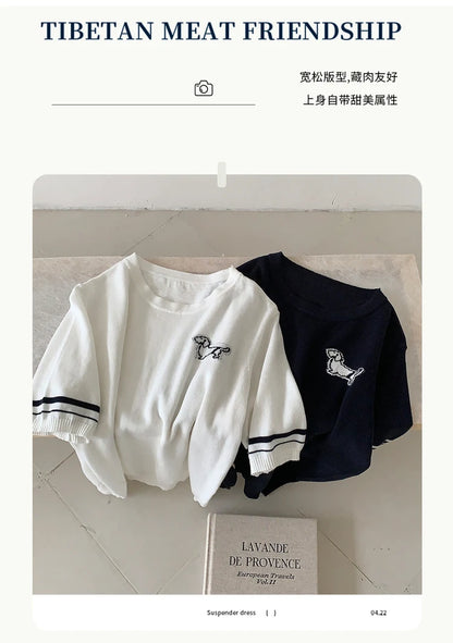 Summer Women's T-shirt 100% Cotton Short Half Sleeve O neck Clothes Solid Casual Pullover Basic Female Top NovaCart