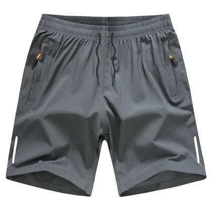 Summer Men Shorts Ice Silk Running Gym Sport Shorts Quick Dry Breathable Beach Short Pant Fitness Jogging Cool Casual Sportswear Pi-Mart