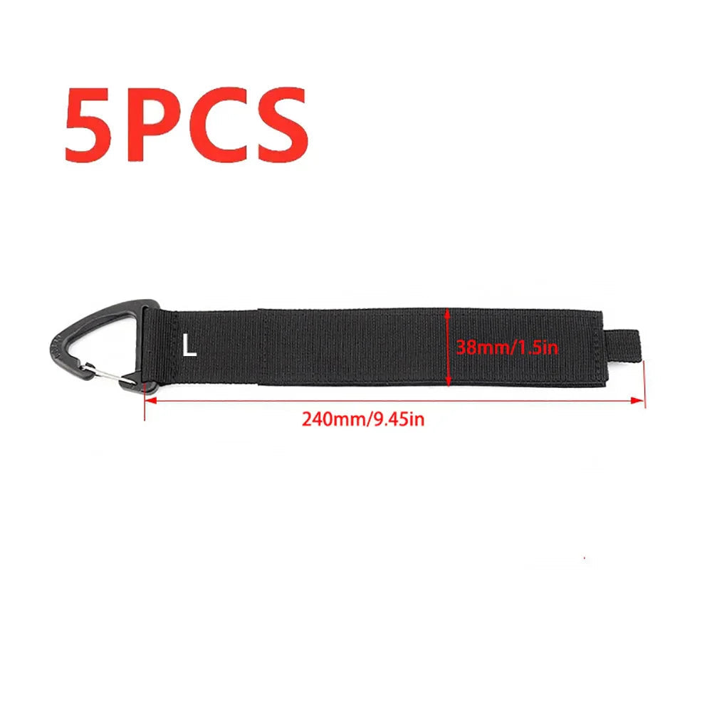 Hanging Mountaineering Buckle With Heavy Material Binding Nylon Storage Belt Extension Line Storage And Sorting Heavy Material Pi-Mart