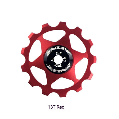 ENLEE Bike Aluminum Alloy Guide Wheel Pulley Rear Derailleur 11T 13T Guide MTB Ceramic Bearing Jockey Wheel For 4/5/6MM Pi-Mart