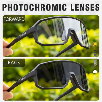 SCVCN New Cycling Glasses Bike Sunglasses Men UV400 Eyewear Outdoor Sports MTB Goggles Bicycle Women Riding Hiking Sunglasses Pi-Mart