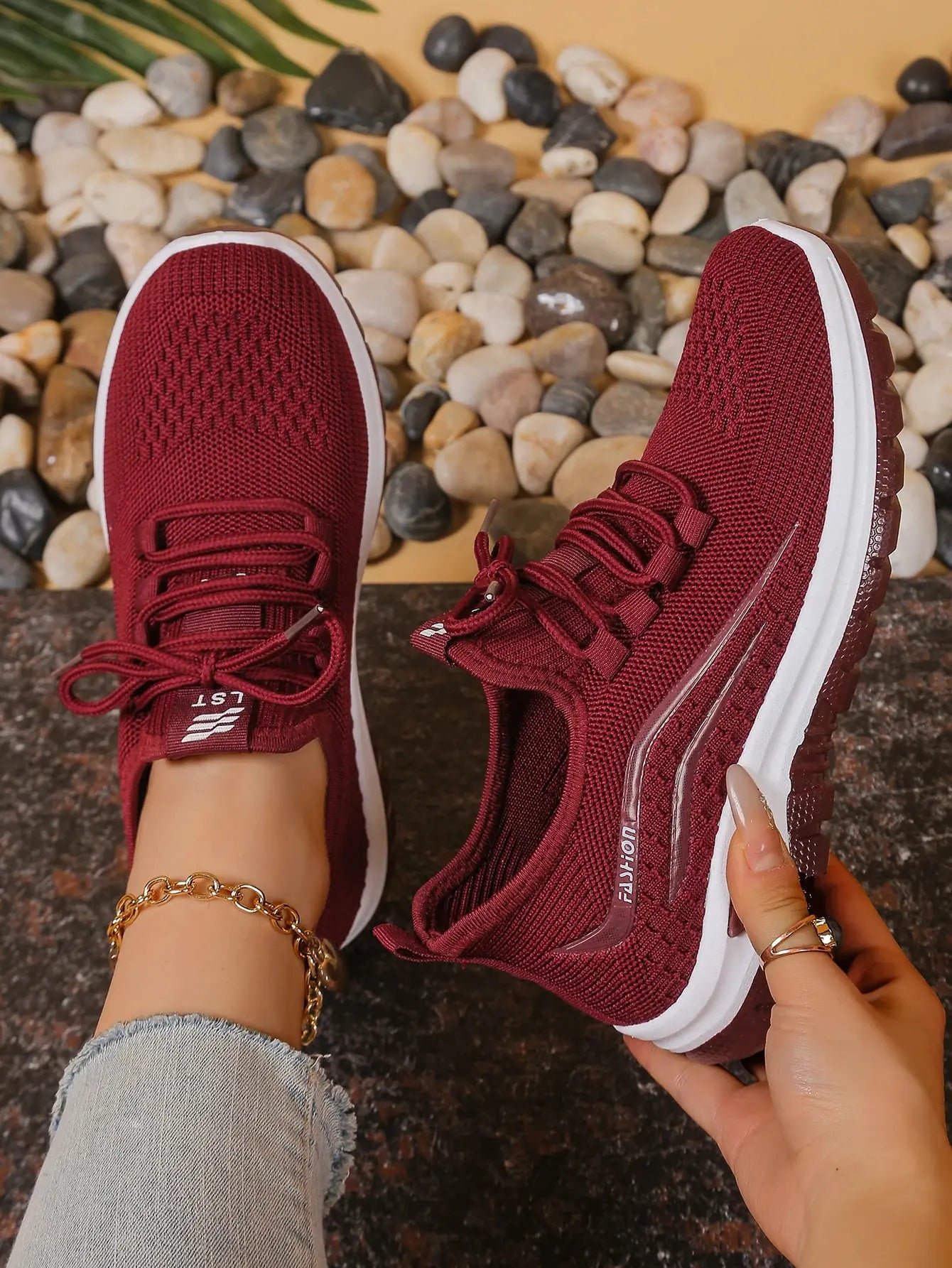 Women's shoes, soft soles, not tired feet,summer sneakers platform shoes, flying weaving, breathable women's sneakers shoes NovaCart
