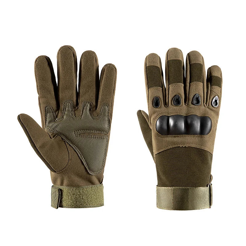 Men's Tactical Military Gloves Anti-Slip Color Bullet Air Gun Shooting Soldier Combat Bicycle All-Finger Gloves Pi-Mart