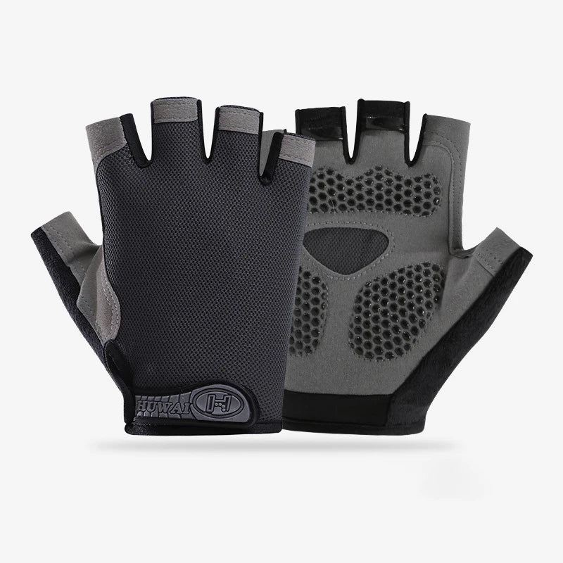 Men Cycling Bicycle Gloves Half Finger Gym Gloves Women Mitten Breathable Anti-slip Glove Fitness Sport Training Gloves Pi-Mart