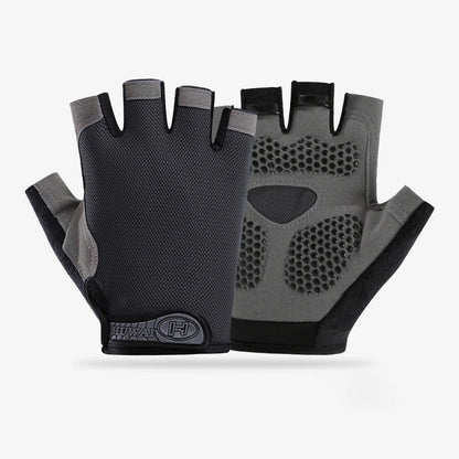 Men Cycling Bicycle Gloves Half Finger Gym Gloves Women Mitten Breathable Anti-slip Glove Fitness Sport Training Gloves Pi-Mart