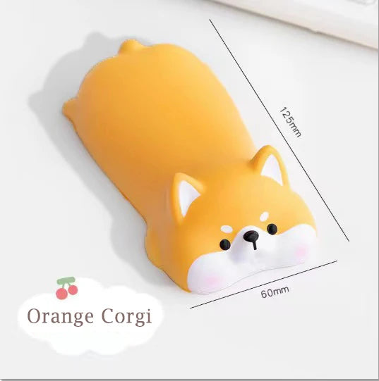 Cute Mouse Pad Keyboard Mouse Wrist Rest Support Girl Soft Computer Laptop Desk Mat Typing Protection Wrist Ergonomics Kawaii Pi-Mart