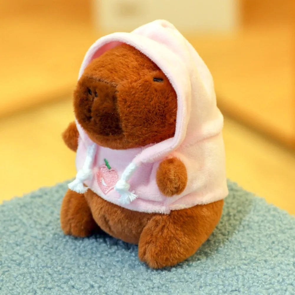 Cute Capybara Plush Toy Hoodie with Wings Simulation Doll Small Size Stuffed Animals Anime Fluffty Toy Birthday Party NovaCart