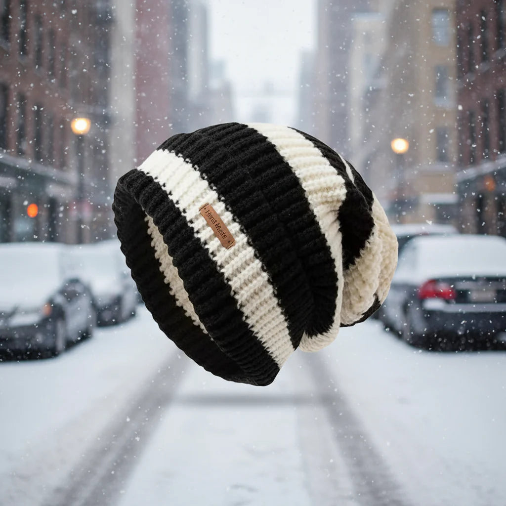 Unisex Stacking Knitted Beanie Cap – Winter Warm Striped Hip-Hop Bonnet Hat FitiqueFit