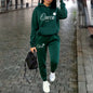Women’s “Queen” Graphic 2-Piece Hoodie & Pants Tracksuit Set FitiqueFit