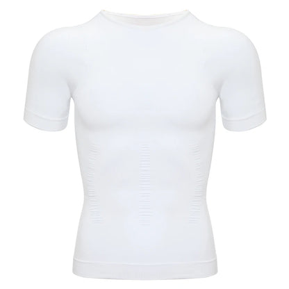 1/2 PCS Men Body Shaper T-Shirt Slimming Shapewear Corrective Posture Belly Control Compression Man Modeling Underwear Corset NovaCart