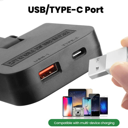 180° Rotatable Travel EU Extension Socket 3-in-1 Universal Power Converter European Standard Wireless Outlet Adapter 250V 2500W Pi-Mart