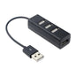 Mini 4-Port USB 2.0 Hub Adapter High-Speed Hub USB Splitter Converter All-in-One Computer Accessory Pi-Mart