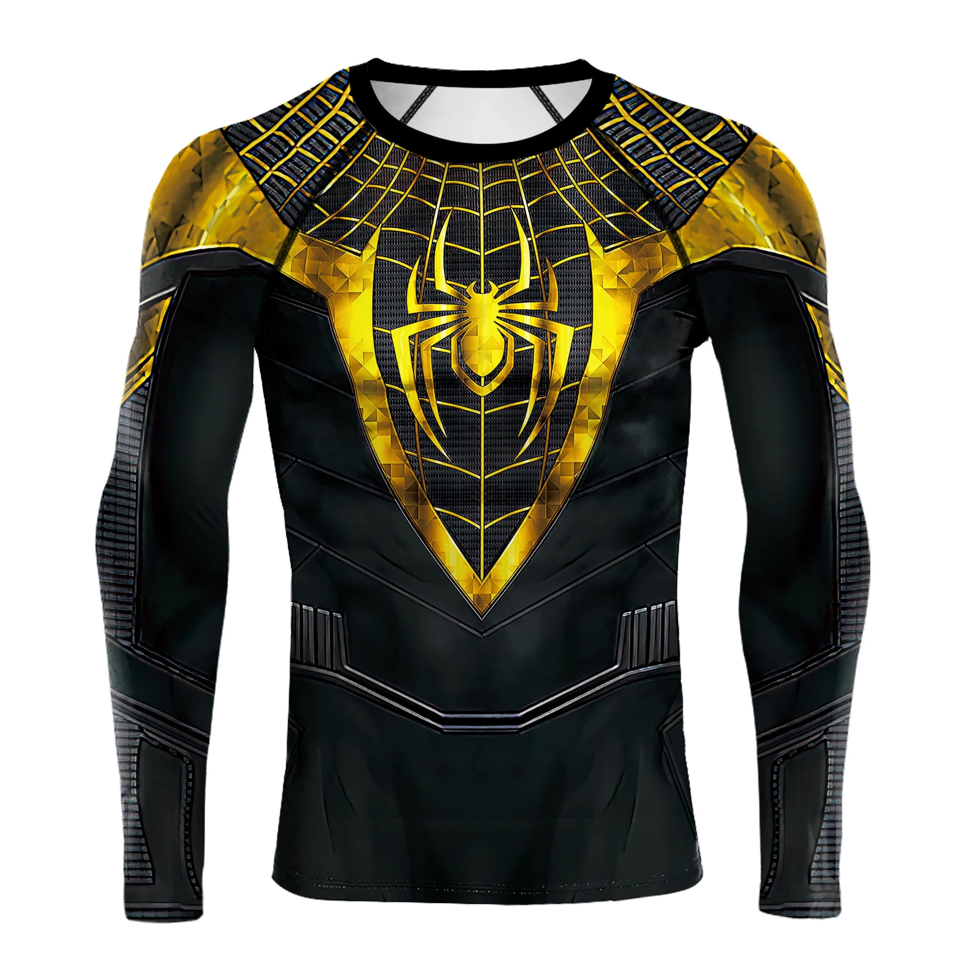 Fashion Comics Spider Cosplay 3D Printed Men's Long Sleeve T-shirt Superhero Tee Casual Loose Fitness Sports Tops Street Clothes NovaCart